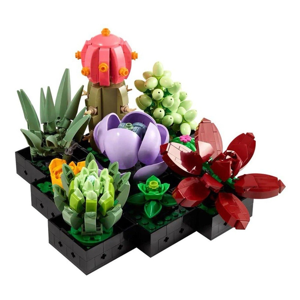 LEGO succulent Flower Arrangement